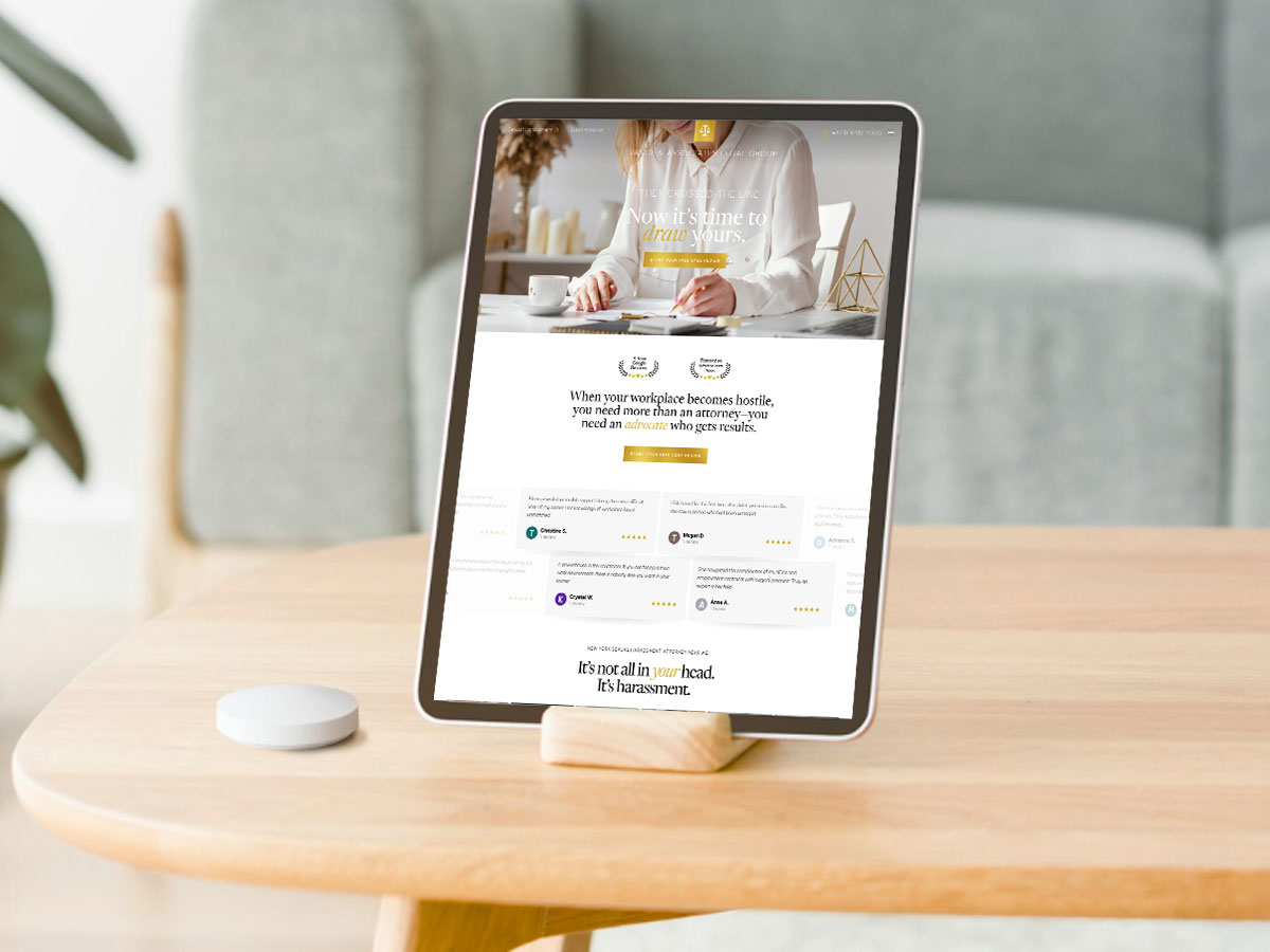Website design for lawyer / law firm
